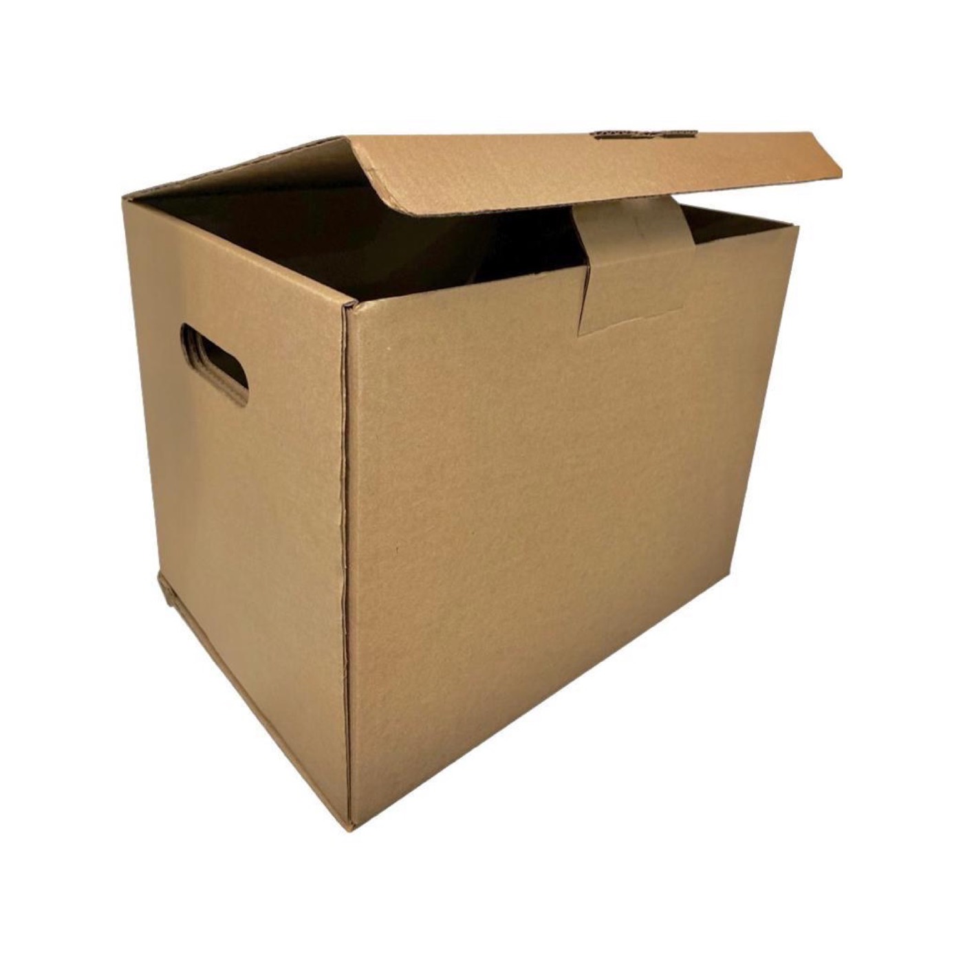 Caja de archivo con tapa y asas